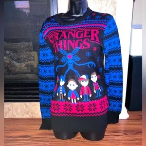 Stranger Things ugly Christmas sweater
